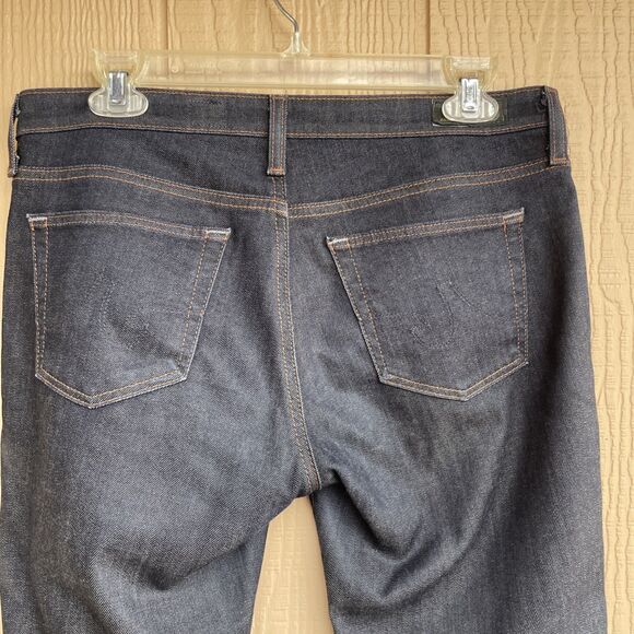 AG Adriano Goldschmied Stevie Roll Up Jean Womens 29R Slim Straight Cropped Dark - Picture 10 of 12